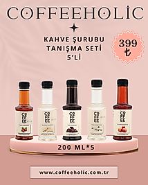 Coffeeholic Kahve Şurubu 5'li Tanışma Seti