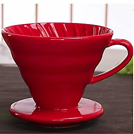 V60 Seramik Demleme Kırmızı